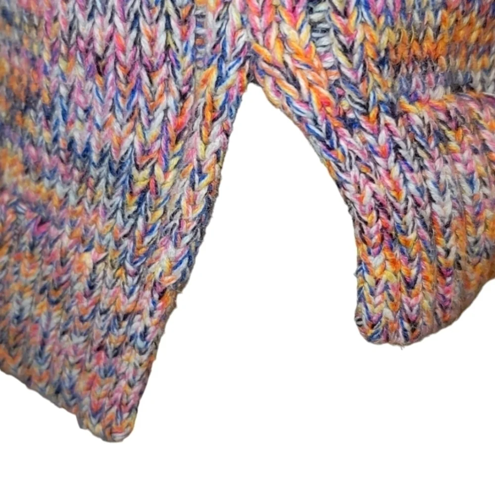 Gap Kids Multi Color High Low Woven Sweater